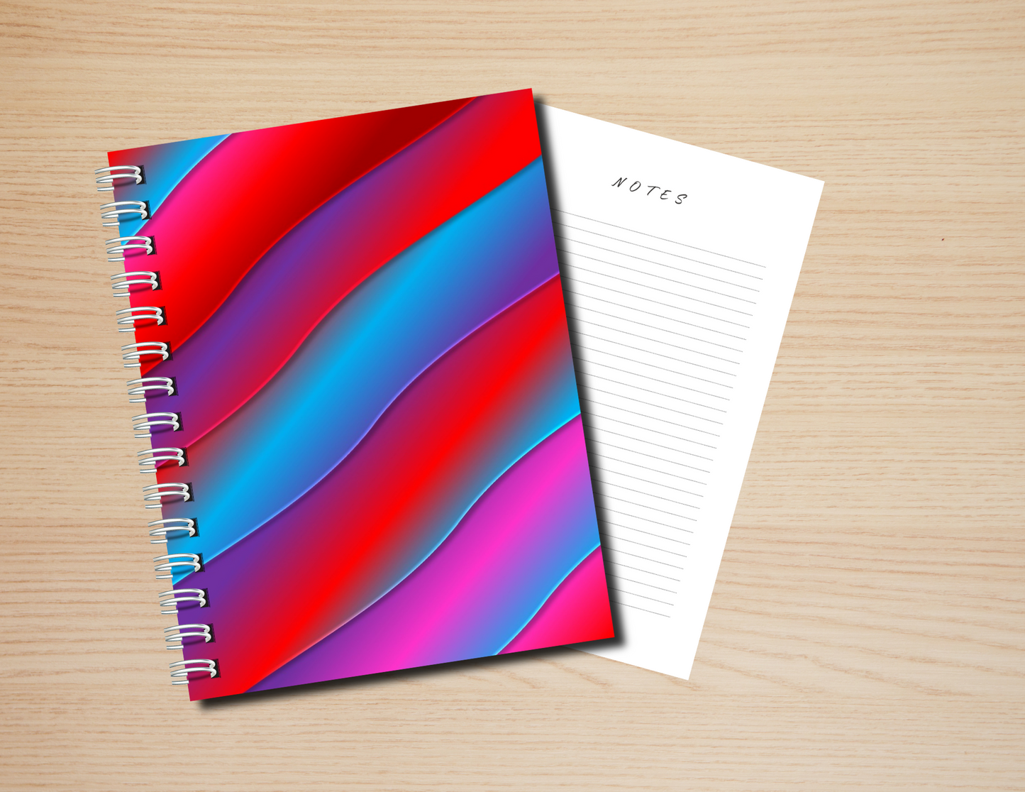 Vibrant Colored Hardcover Notebook