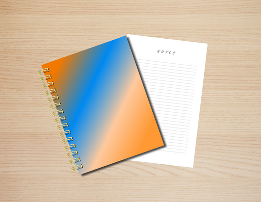 Vibrant Colored Hardcover Notebook