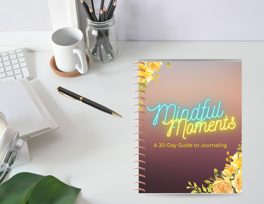 Mindful Moments - Handmade Guided Journal