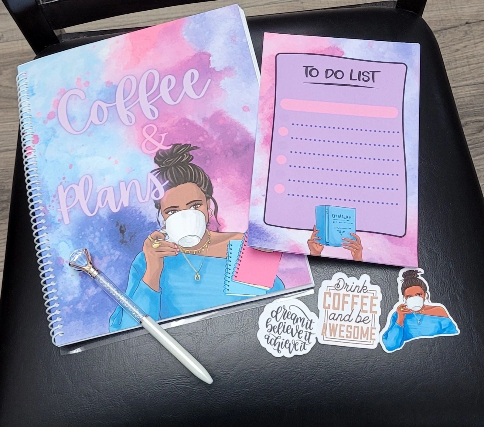 Handmade Weekly Planner - Coffee & Plans Bundle