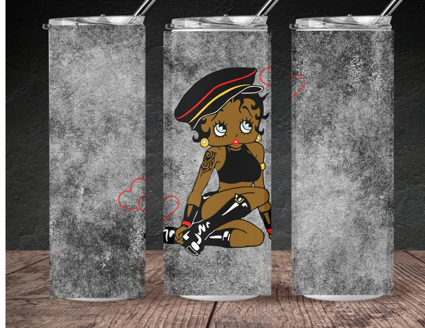 Sublimation Template Betty Boop Tattoo(a)