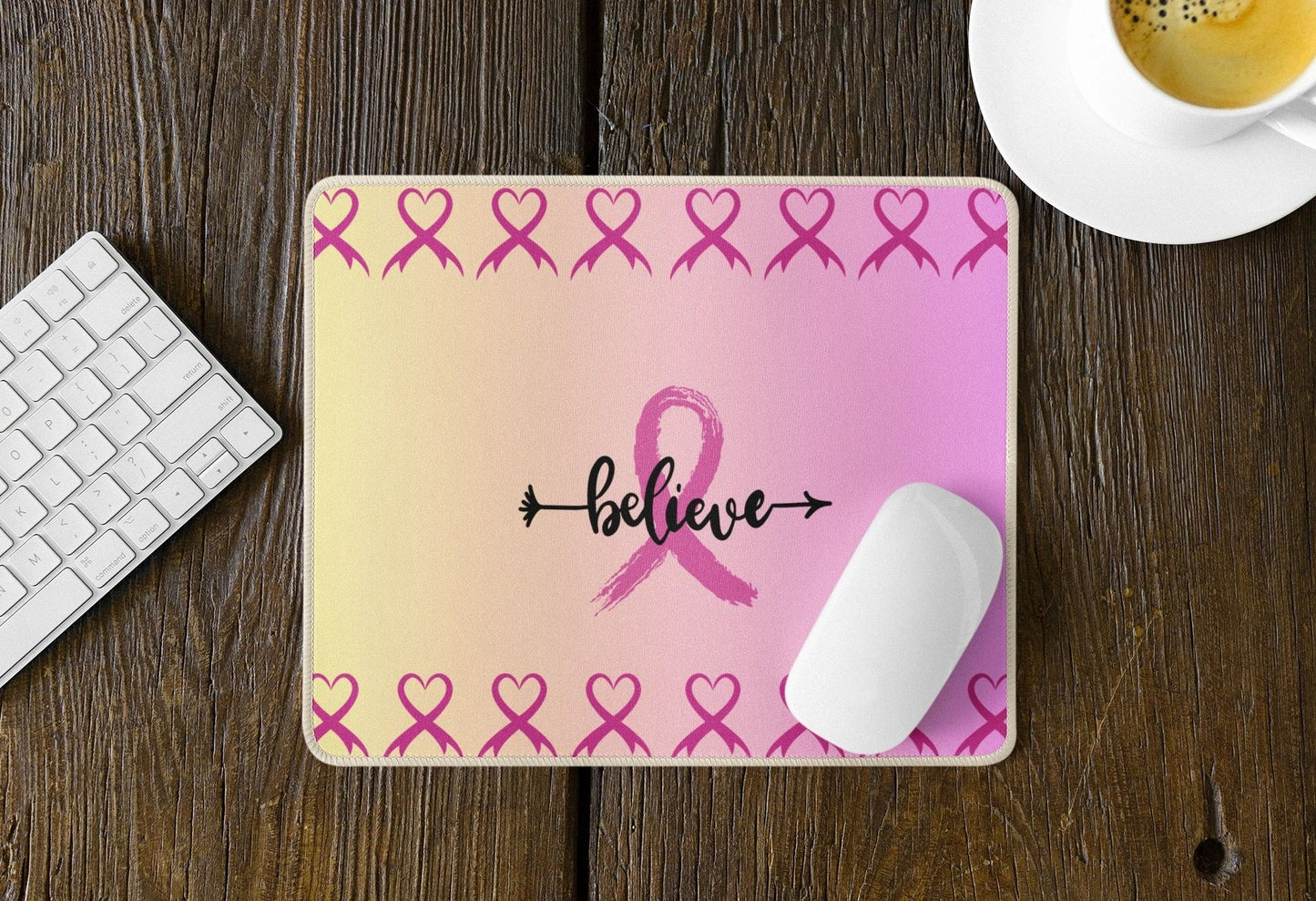 Believe Breast Cancer Awareness - Sublimation Template