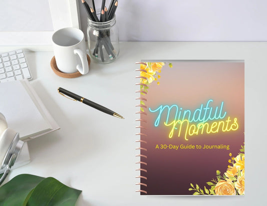 Mindful Moments A 30-Day Guide to Journaling Printable Template