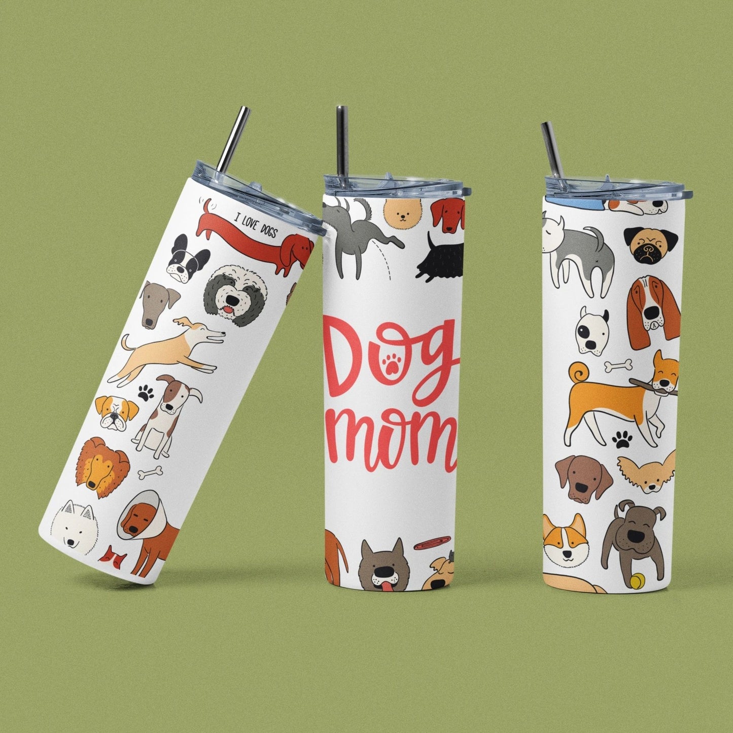 Dog Mom Sublimation Template Digital Design