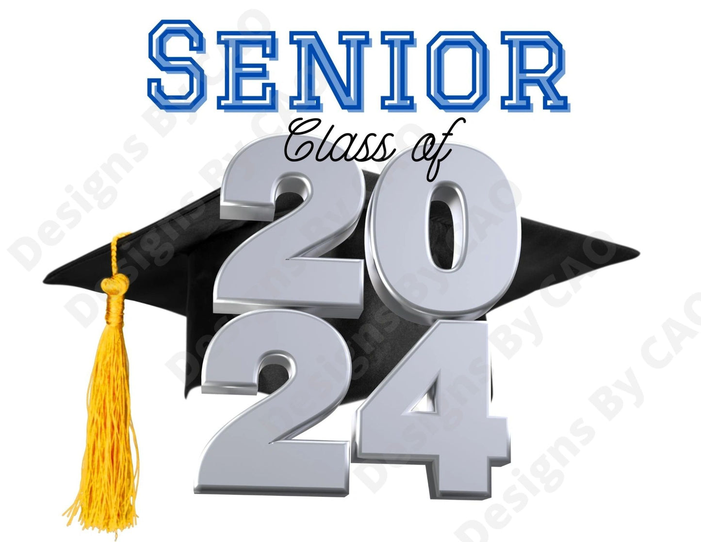 Senior Class of 2024 Sublimation Template Digital Design