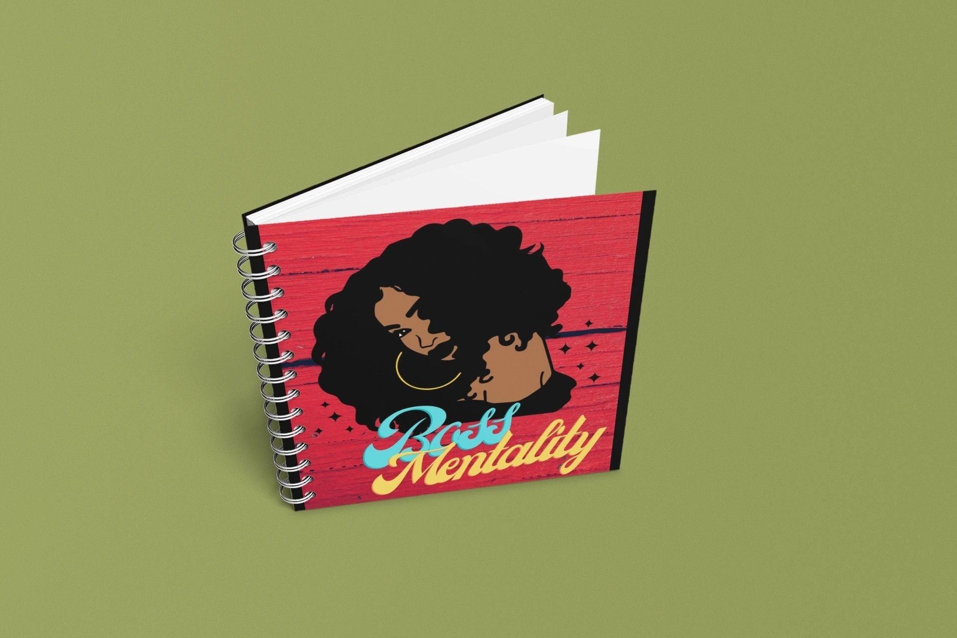 Boss Mentality Notebook/Journal Cover Digital File