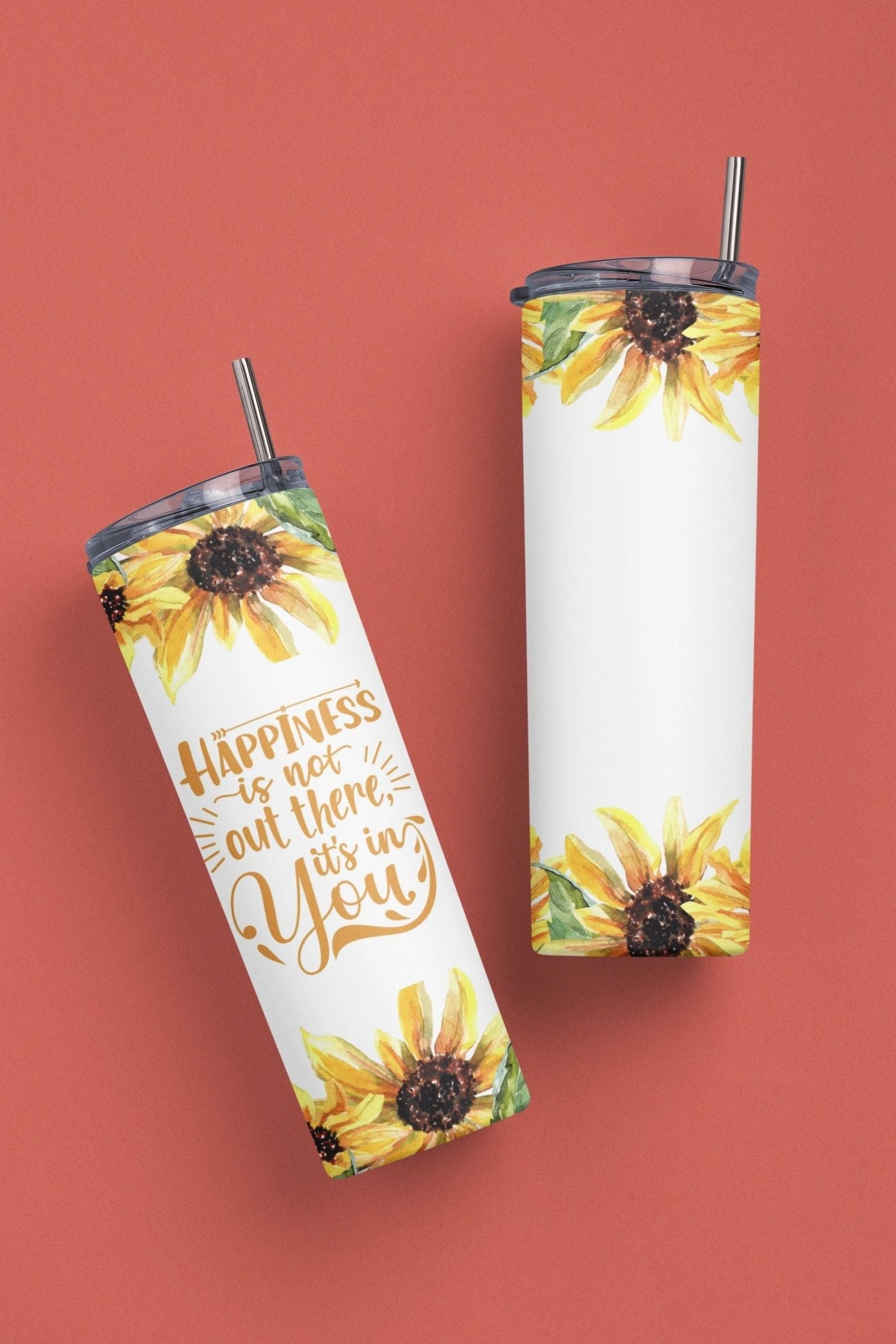 Sunflower Inspiration Sublimation Template Digital Design